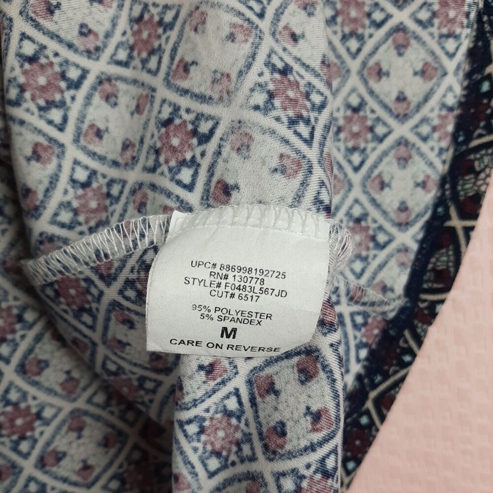 Sorad by A TV Women Geometric Print Made in USA Mini Dress Stretch Size M - Picture 5 of 11